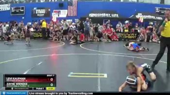 49 lbs Semis & 1st Wrestleback (8 Team) - Zayne Wieneke, Untouchables Purple vs Levi Kaufman, Backyard Brawlers