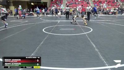 46 lbs Semifinal - Remmi Schwahn, Harrah Little League vs Rocky Johnson, Team Of Hard Knox