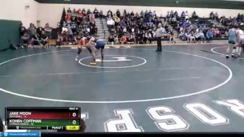 132 lbs Quarters & 1st Wb (16 Team) - Jake Moon, Rockwall vs Kohen Coffman, Cypress Ranch