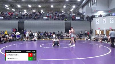220 lbs Semis & 1st Wrestleback (8 Team) - Kaden McConnell, Center Grove vs Jackson Sarjent, Brownsburg