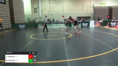 184 lbs Quarterfinal - Jordan Pagano, Rutgers vs Will Sumner, Utah Valley