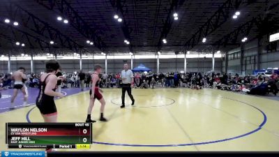 100 lbs Champ. Round 2 - Jeff Hill, East Junior High vs Waylon Nelson, CV USA Wrestling