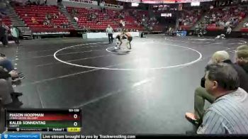 D3-138 lbs Cons. Round 1 - Kaleb Sonnentag, Cadott vs Mason Hoopman, Cedar Grove-Belgium