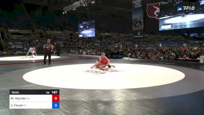 132 lbs Semis - Madeline Haynes, Missouri vs Jordyn Fouse, Pennsylvania