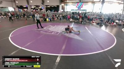 75 lbs Cons. Round 5 - Jeremy Ramos, El Paso Enforcers Wrestling Club vs Cree Moseley, Panhandle RTC