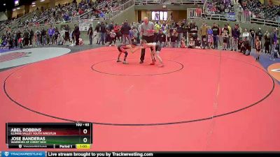 63 lbs Champ. Round 3 - Jose Banderas, Warriors Of Christ WOC vs Abel Robbins, Illinois Valley Youth Wrestlin