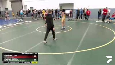 119 lbs Round 2 - Kiauna OBrien, Bethel Freestyle Wrestling Club vs Brynlee Lutz, Mat-Su Matmen