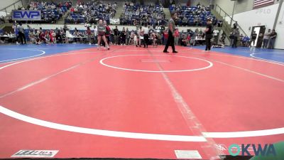 70 lbs Rr Rnd 3 - Luke Brant, Caney Valley Wrestling vs Grady Brown, Vinita Kids Wrestling