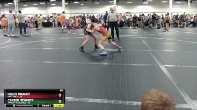 88 lbs Round 3 (8 Team) - Carter Schmidt, Armory Athletics vs Hayes Ingram, Ohio Gold