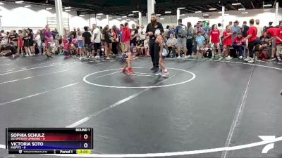 50 lbs Round 1 (6 Team) - Sophia Schulz, U2 Upstate Uprising vs Victoria Soto, Misfits