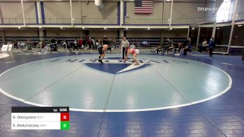 184 lbs Final - Brock Delsignore, North Carolina State-Unattached vs Sahm Abdulrazzaq, Army-West Point