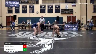 195 lbs Final - Gaige Garcia, Southern Columbia vs Nicholas Feldman, Malvern Prep