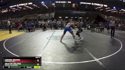 3A 165 lbs Champ. Round 1 - Deacon Delong, Osceola (Kissimmee) vs Jabore Brown, Treasure Coast