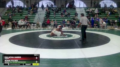 157 lbs Semifinal - Ronin Foldes, Benedictine College Preparatory School vs Malachia Harris, Trinity