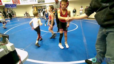 52 lbs 3rd Place - Kyson Overholser, Warrior Wrestling Club vs Kaysen Peters, Dark Cloud Wrestling Club