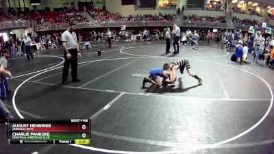 90 lbs Champ. Round 2 - August Hennings, Nebraska Boyz vs Charlie Pankoke, Cenntinal Wrestling Club