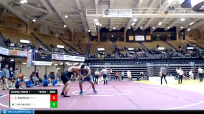 285 lbs Champ. Round 1 - Gavin Nutting, Unattached vs Abdias Hernandez, Colby Community College