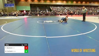 89 lbs Round Of 16 - Yandel Basham, Hot Shots Wrestling vs Mason Schlaht, Sunkist Kids Monster Garage