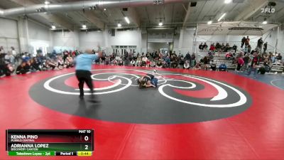 135 lbs Cons. Semi - Kenna Pino, Pueblo Central vs Adrianna Lopez, Discovery Canyon