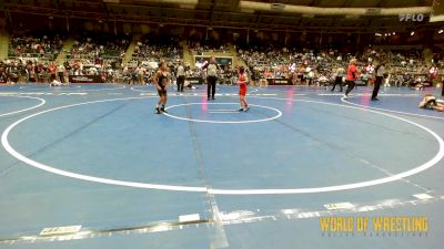 52 lbs Consi Of 16 #2 - Kutter Taylor, BullTrained vs Patrick Sanchez, Team Tulsa Wrestling Club