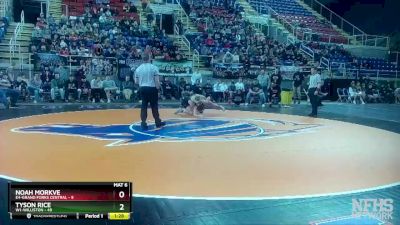 152 lbs Quarterfinals (8 Team) - Tyson Rice, W1-Williston vs Noah Morkve, E4-Grand Forks Central