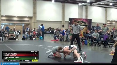 96 lbs Round 3 - Kason Maddux, MTC vs Tyler Young, Bronco Wrestling