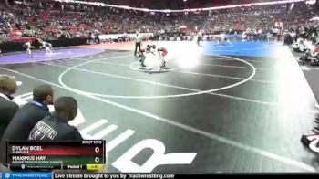 D1-113 lbs Champ. Round 1 - Maximus Hay, Brown Deer/Messmer/Shorew. vs Dylan Boel, Pewaukee