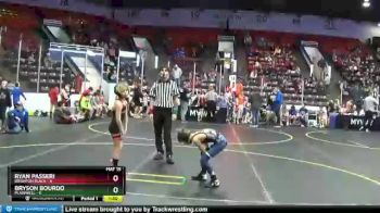 54 lbs Round 2 (4 Team) - Ryan Passeri, Brighton Black vs Bryson Bourdo, Plainwell