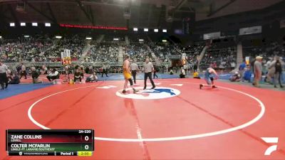 2A-220 lbs Quarterfinal - Colter McFarlin, Lingle-Ft. Laramie/Southeast vs Zane Collins, Lovell