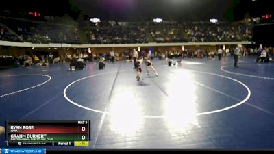 85 lbs Champ. Round 1 - Grahm Burkert, Eastern Iowa Wrestling Club vs Ryan Rose, Iowa