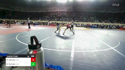 140 lbs Quarterfinal - Rylan Harvey, Prague vs Bennett Sartain, Husky Wrestling Club