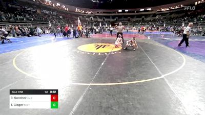 75 lbs Semifinal - Christopher Sanchez, Yale Street vs Tyler Gieger, Buxton (NJ)