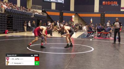 141 lbs Consi Of 8 #1 - Michael Jaffe, Harvard vs Tyler Vazquez, Princeton