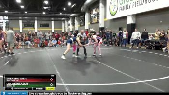 155 lbs Round 1 (6 Team) - Laila Kollasch, BVWC vs Breanna Wier, Wisconsin