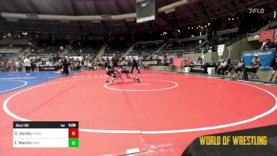 77 lbs Semifinal - Dakota Sandy, Mat Assassins vs Ty Martin, IAWC