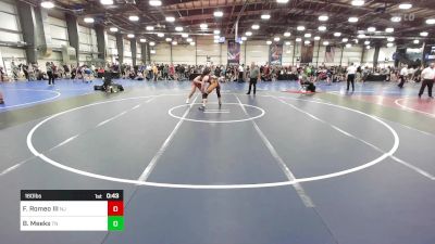 160 lbs Consi Of 16 #1 - Frank Romeo III, NJ vs Blaise Meeks, TN