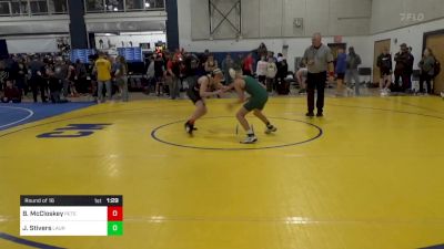 108 lbs Round Of 16 - Brendan McCloskey, Peters Township vs Jimmy Stivers, Laurel