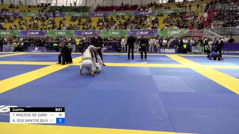 TIAGO MACEDO DE CARVALHO vs ARTUR DOS SANTOS OLIVEIRA 2024 Brasileiro Jiu-Jitsu IBJJF