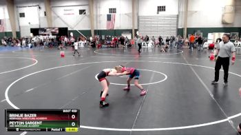 72-80 lbs 1st Place Match - Brinlie Bazer, Nebraska Wrestling Academy vs Peyton Sargent, 308 Wrestling Academy