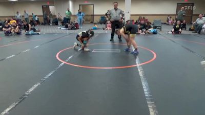 112 lbs Rr Rnd 5 - Isabella Martinez, OMP Girls vs Ariel Ray, Phoenix Girls Red