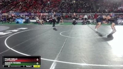 5A 182 lbs Semifinal - Hudson Rogers, Meridian vs Tyler Wells, Rocky Mountain