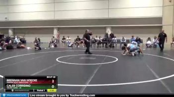 148 lbs Placement Matches (16 Team) - Caleb Corridino, Young Guns vs BRENNAN VAN HOECKE, Garage Boyz Wrestling
