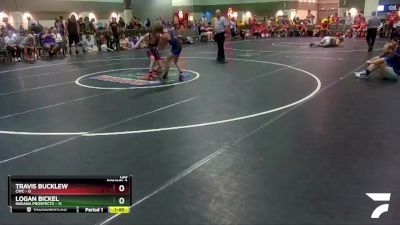 120 lbs Round 2 (6 Team) - Logan Bickel, Indiana Prospects vs Travis Bucklew, CWC