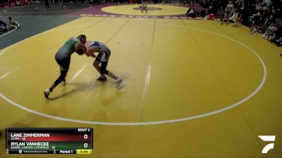 130 lbs Semis (4 Team) - Lane Zimmerman, LCWM vs Rylan VanHecke, Dassel-Cokato-Litchfield