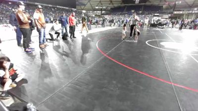 36-37 lbs Quarterfinal - Mya McCoy, Askeo International Mat Club vs Kashton Kaylor, Team Aggression Wrestling Club