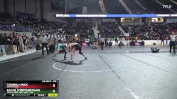 138 lbs Champ. Round 1 - Takoda Hauck, Smoky Valley vs Kaden Schwendemann, Trailblazer Wrestling Club