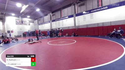 120 lbs Consi Of 8 #1 - Calen Sullivan, Buchanan vs Yousef Jubrail, Chaminade College Prep Sch