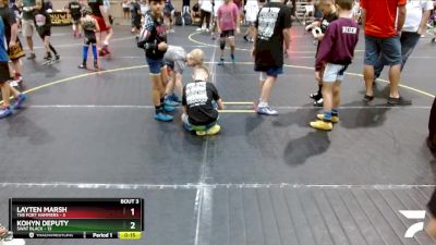 56 lbs Quarterfinals (8 Team) - Kohyn Deputy, SWAT Black vs Layten Marsh, The Fort Hammers