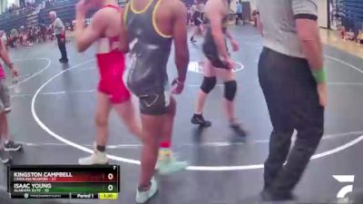 125 lbs Round 3 (6 Team) - Isaac Young, Alabama Elite vs Kingston Campbell, Carolina Reapers