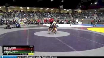 106 lbs Semis & 1st Wrestleback (8 Team) - Alberto Flores, 5A Crook County vs Cole Babcock, 5A Scappoose